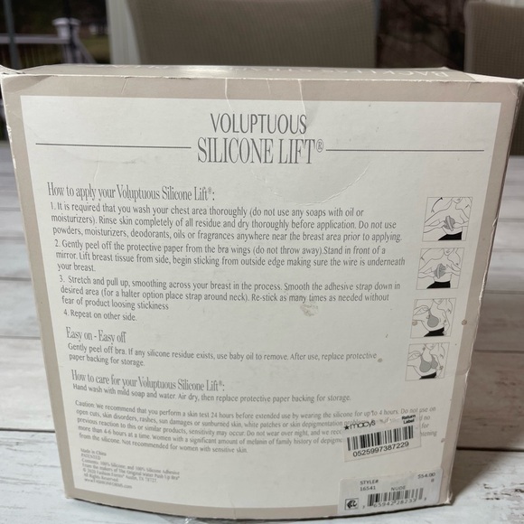 Fashion Forms Voluptuous Silicone Lift Backless Strapless Plunge B DDD - Picture 11 of 15